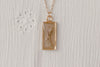 Pressed Flower Long Pendant Necklace (available in 3 colors)