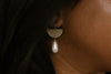 Half-moon Pearl Earrings