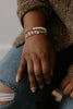 Three Pearl Stretch Bracelet (14k Gold Filled or Sterling Silver)